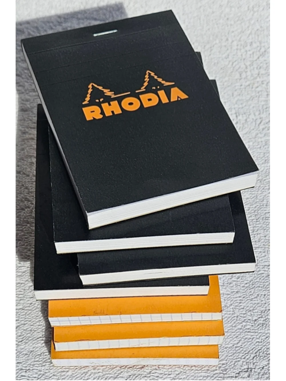 7 Rhodia Vellum Pads 122009 No. 12 Square Ruled Repellent PEFC Cert Block 5 x 5